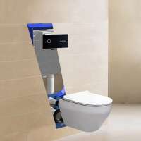 Wholesale Germ-free WC Squat Pan Concealed Cistern